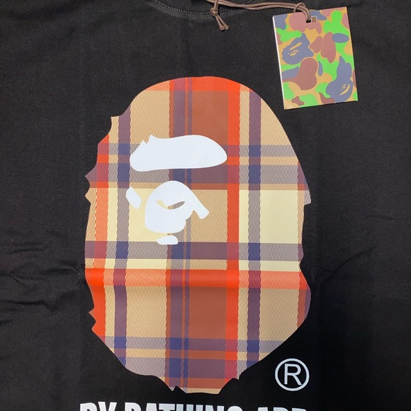 Bape Black T-Shirt - Ready To Ship (Size 2XL) Brand New - Picture 3 of 5